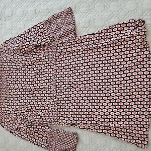 Charming Pink and Black Short  Dress